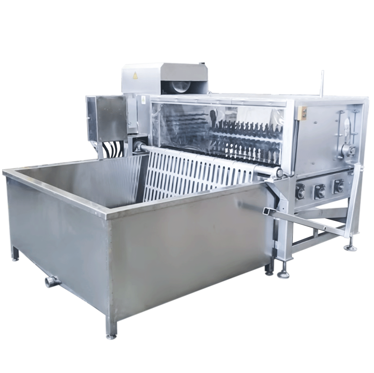 Tanque de escaldado de cerdos con máquina depilatoria （Equipo integrado de escaldado y depilado de cerdos）