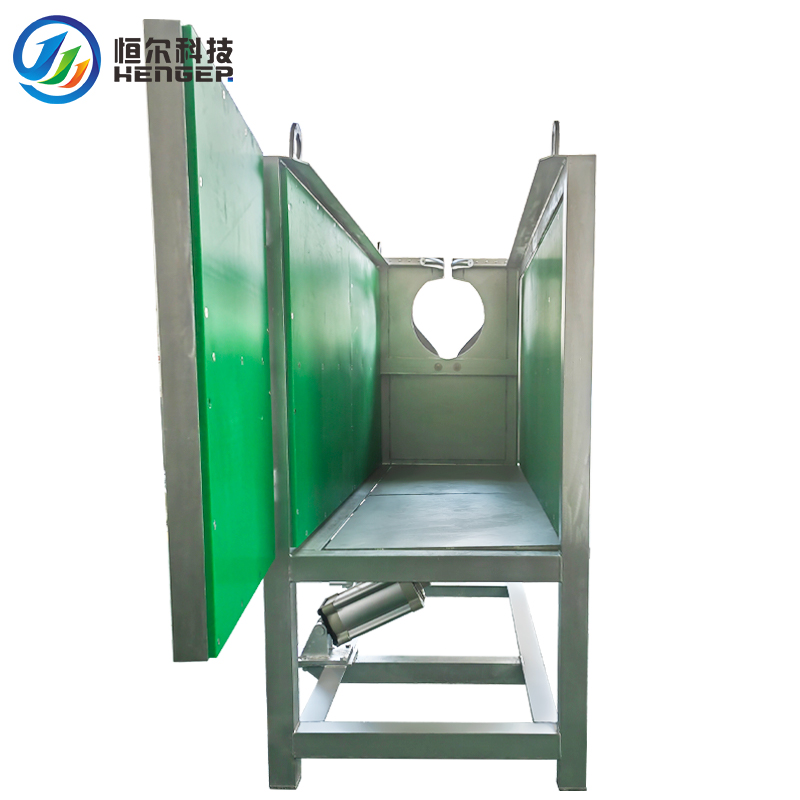 Fabricante de cajas basculantes y cajas de sacrificio neumáticas para ganado | Equipo de matadero de acero inoxidable 304/galvanizado (cumple con HACCP)