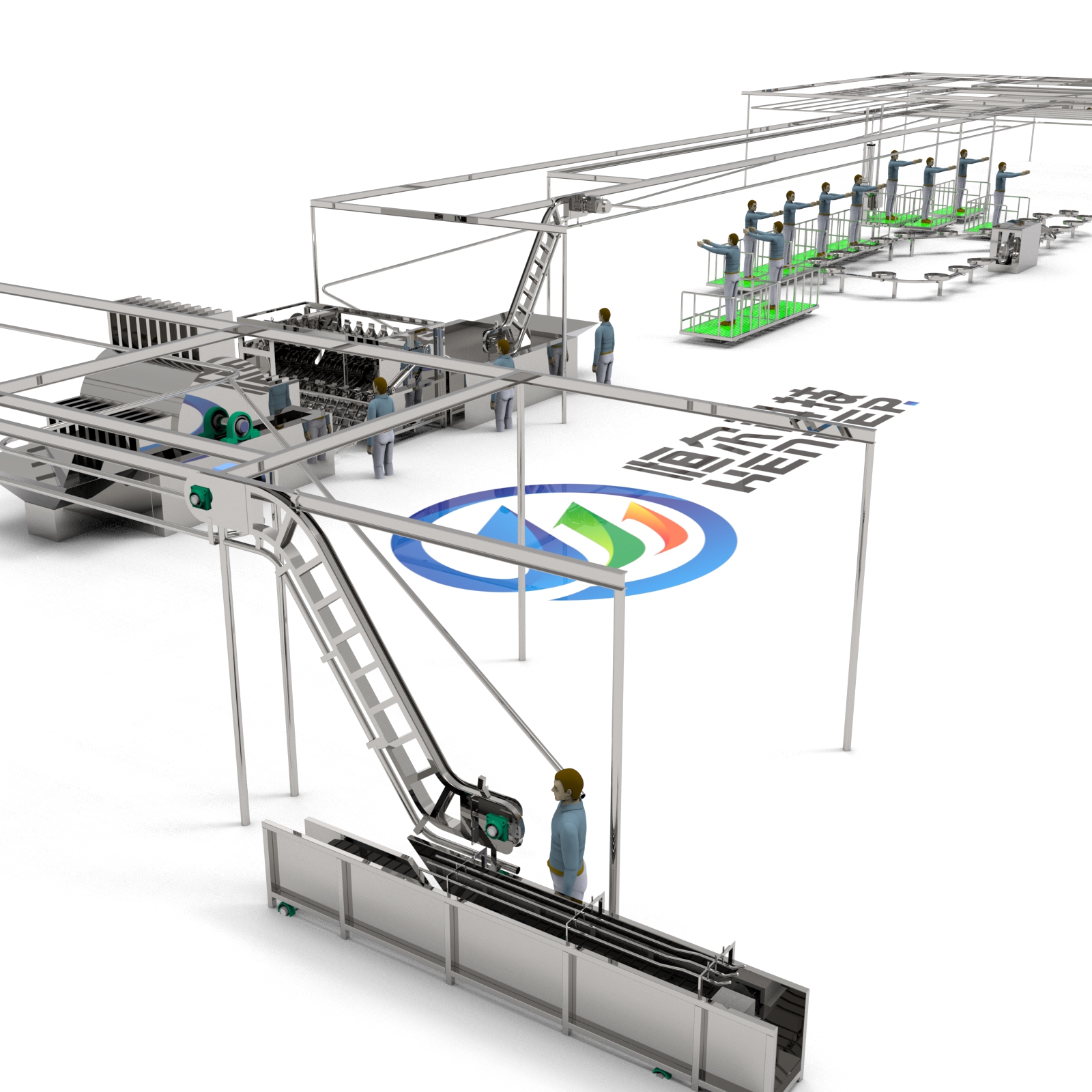 Tanque de escaldado de cerdos con máquina depilatoria （Equipo integrado de escaldado y depilado de cerdos）